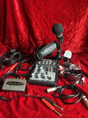 Behringer xenyx 502 podcast - behringer,