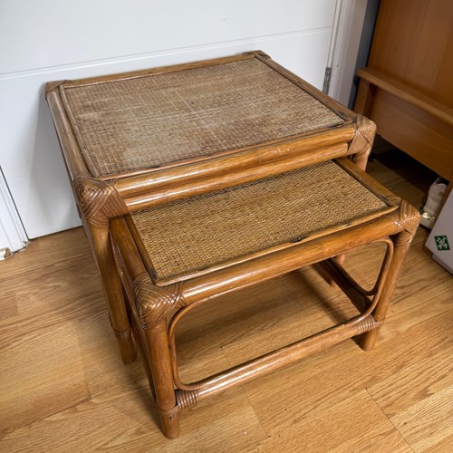 Vintage rattan nesting - vintage,