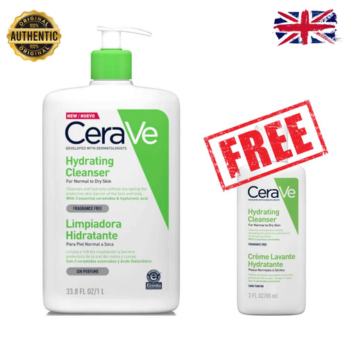 Cerave hydrating cleanser - cerave,