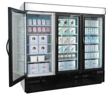 3 GLASS DOOR SHOP FREEZER WALLSITE DISPLAY FREEZER GRADED TEFCOLD nF7500G £2599