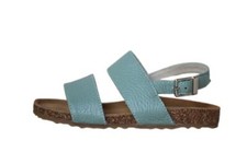 IL GUFO GIRLS BLUE LEATHER SANDALS EU 26 UK 8.5