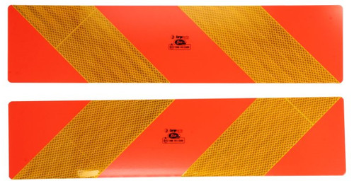 Warning panel sign - 2x,