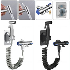Toilet Bidet Sprayer Set with Hose Handheld Spray Gun High Pressure Bathroom Kit