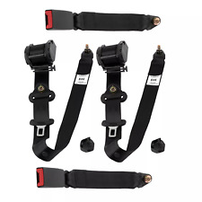 2x Universal 3 Point Inertia Seat Belt Car Truck Adjustable Safety Belt 3.5m*