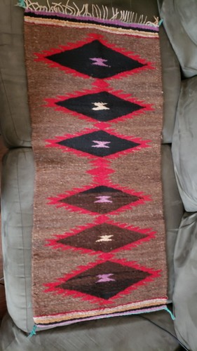 Vintage navajo handwoven wool - vintage,
