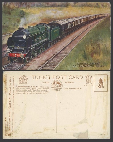 Bournemouth belle locomotive - bournemouth,