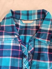 Cyberjammies Women's Pyjama Set Check Print, 100% Cotton, UK Size 12