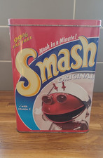 Vintage Smash Storage Tin. Martian.