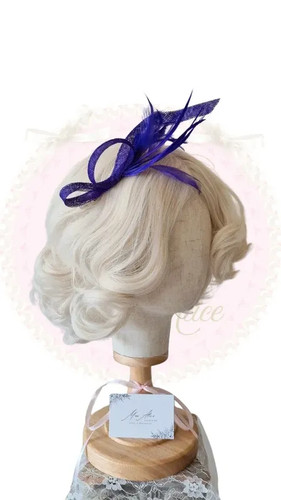 Vintage style purple feather - vintage,
