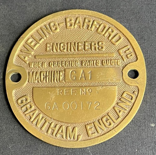 Aveling barford engineers - barford,