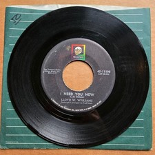 LLOYD W. WILLIAMS I Need You