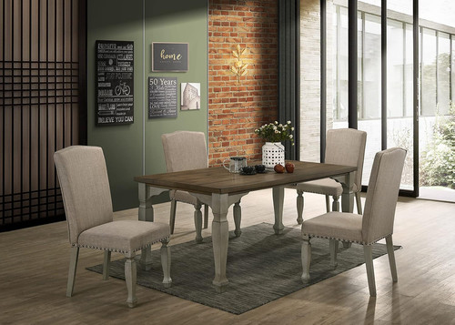 Breda piece wood dining - dining, set