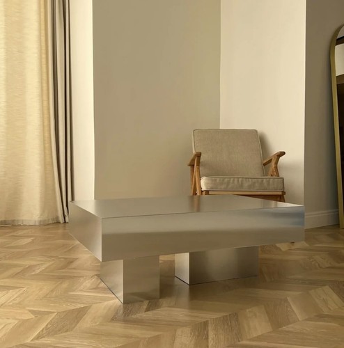 Aluminium forma coffee table - coffee,