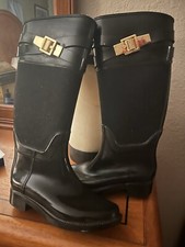Ted Baker Knee High Rider Style wellington Boots Size 7