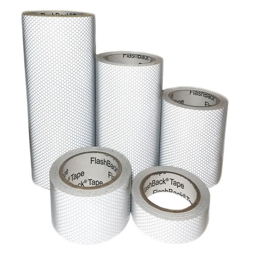 Silver reflective tape glass - silver,