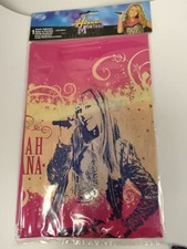 HANNAH MONTANA PLASTIC TABLECOVER - TABLEWARE DECORATION PARTY SUPPLIES - DISNEY