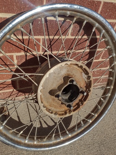 Bsa a10 rear wheel - a7,