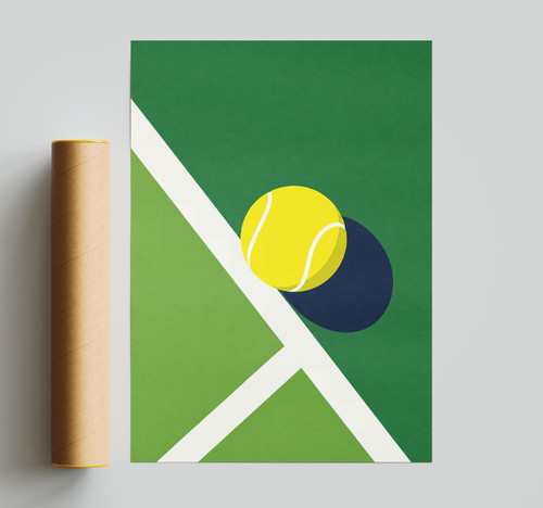 Wimbledon tennis poster - wimbledon,
