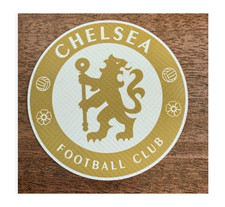 Premier League Chelsea Gold Silicon Iron On Patch Badge Rubber