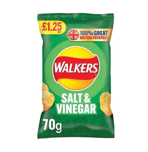 Walkers salt vinegar - walkers, &