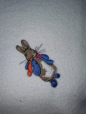 Peter Rabbit White Children's UNISEX  Throw Blanket NEW Great Condition Free