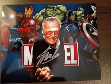 Stan Lee Marvel Signed 8x10
