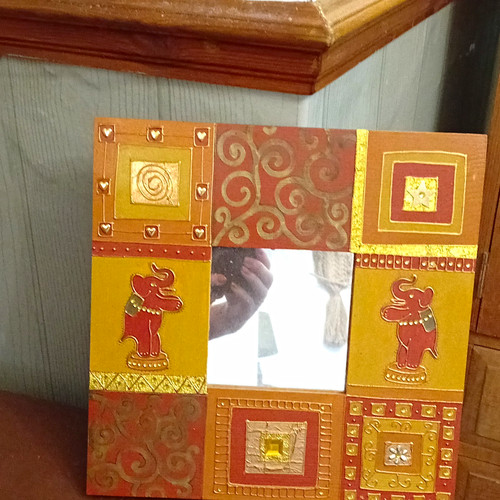 Indian square decorative