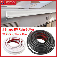 5/10m Drip Stop Rain Deflector Gutter Caravan Awning RV Motorhome Rain Gutter UK