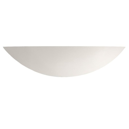 White plaster ceramic single - white,