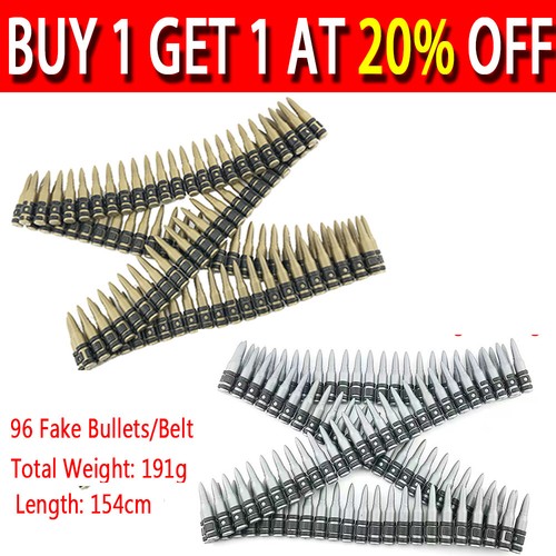 Army fake bullets belts unisex - army,