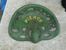 3RD PIERCE   VINTAGE TRACTOR SEAT  IMPLEMENT FARM    SALVAGE COLLECTABLE