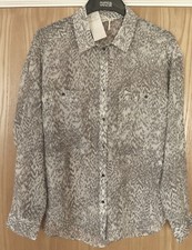 M & S Indigo Patterned Blouse