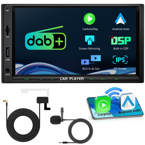 Built dab wireless - 7", dab+