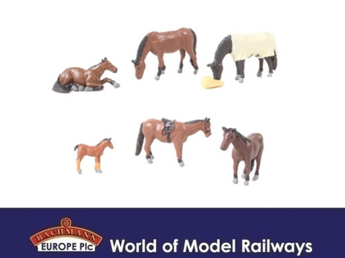 Bachmann 080 horses - bachmann, oo