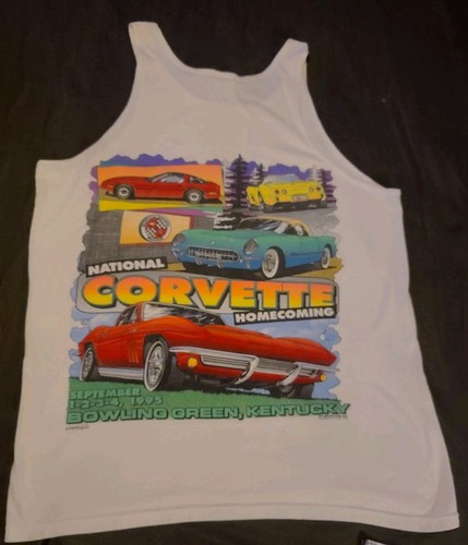 Vintage corvette tank shirt - vintage,