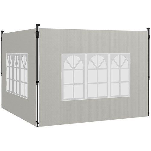 Outsunny gazebo side panels - outsunny,
