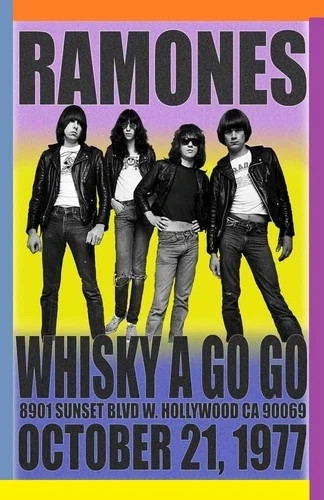 1977 ramones concert poster - 1977,