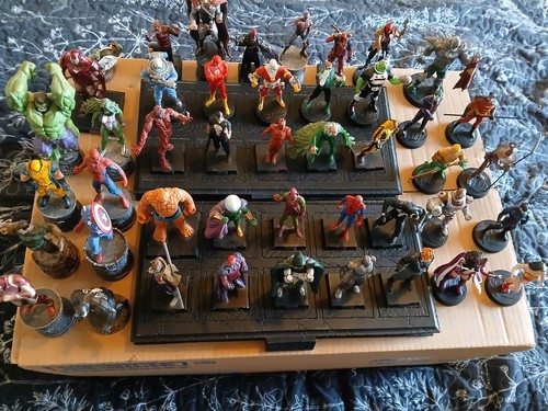 Marvel chess pieces - marvel, dc