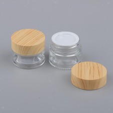 Glass jars empty cream - empty,