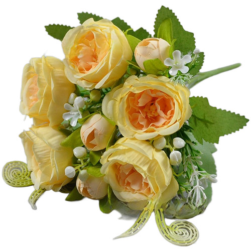 Silk peony bouquet floral - bouquet,