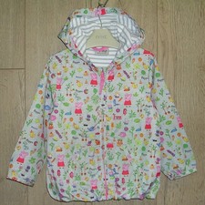 NEXT Girls Grey Peppa Pig Anorak Raincoat Jacket Coat Age 2-3 98cm