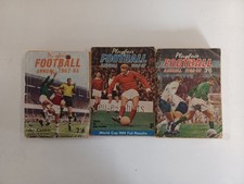Football Annuals Job lot - PLAYFAIR - 1962-63 - 1966-67 - 1968-69 - Loose covers