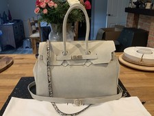 ITALIAN BORSE TIMELESS CLASSIC  “40CM ” SUEDE BERLINDA MADBAG RRP €275 BN