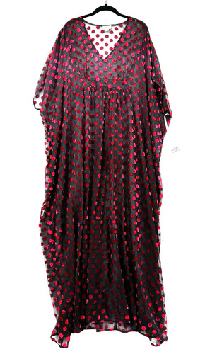 Unique vintage sheer polka dot - vintage,