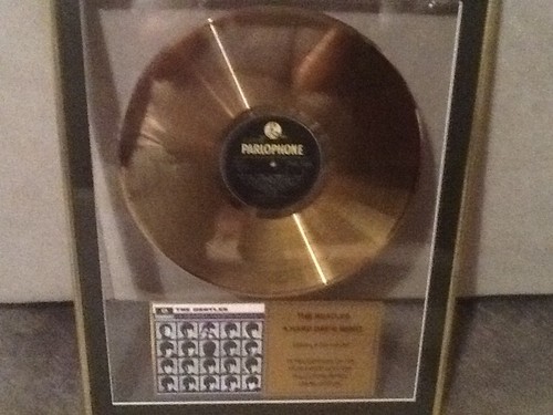 Beatles gold disc hard days - disc,
