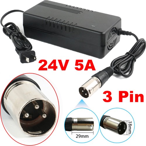 24v 5amp 3pin - 5amp, xlr