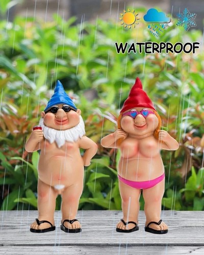2pcs nude statuary garden - 2pcs,