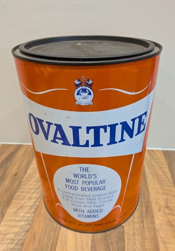Vintage ovaltine tin large - ovaltine,