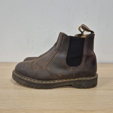 Dr Martens 2976 Crazy Horse Brown Leather Ankle Chelsea Bex Boots Uk 13 Men's