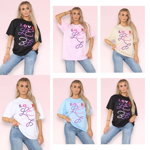 Ladies short sleeve printed - sleeve,